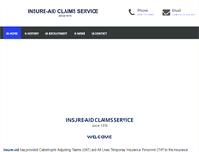 Tablet Screenshot of insure-aid.com